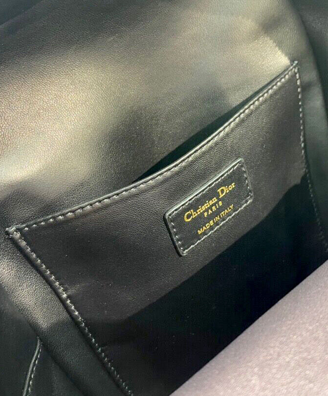 Christian Dior Small Dior Lambskin Backpack Black